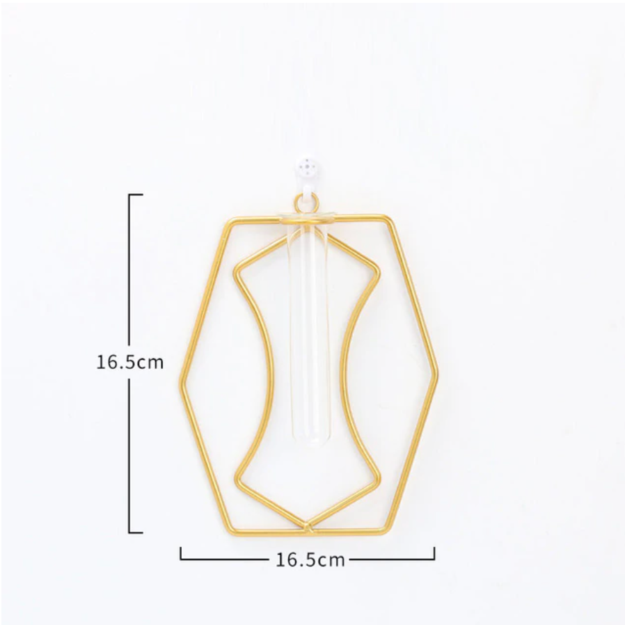 Metal Wall Hanging Vial