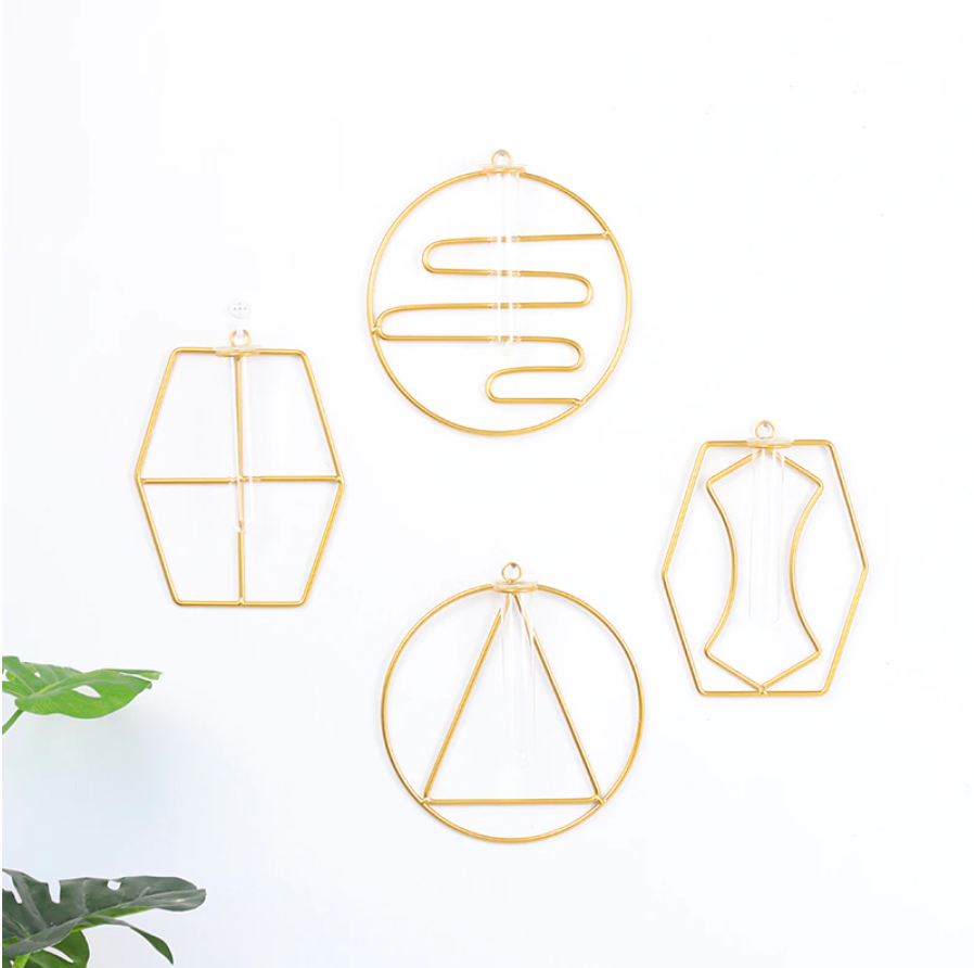 Metal Wall Hanging Vial