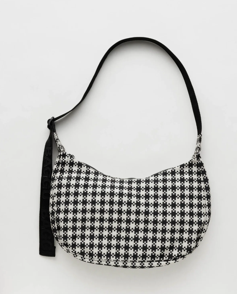 Medium Nylon Crescent Bag