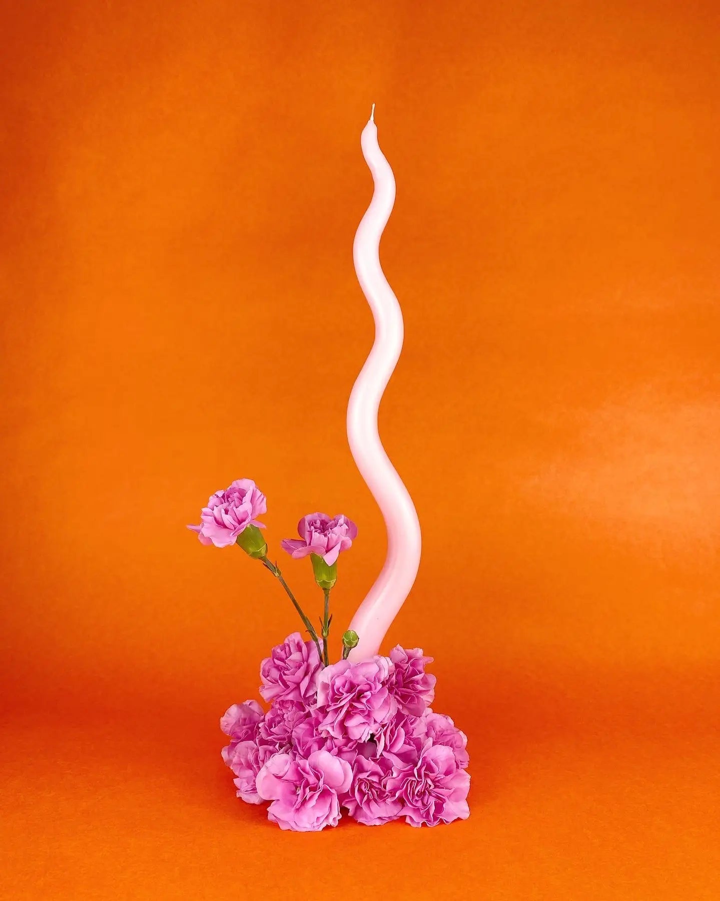Wave Taper Candle