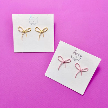 Ribbon String Earrings