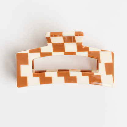 Checkered Hair Claw