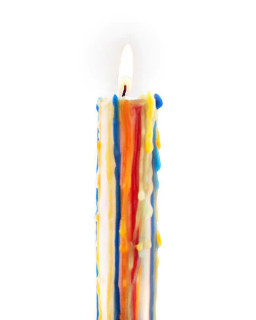 Multi-Color Drip Candle