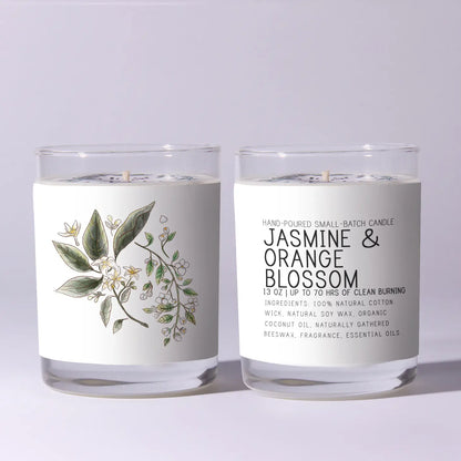 Jasmine and Orange Blossom Candle - Just Bee Candle