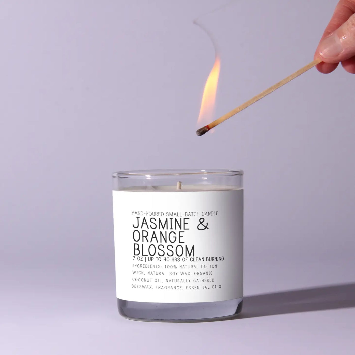 Jasmine and Orange Blossom Candle - Just Bee Candle