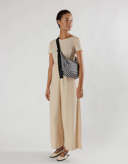 Medium Nylon Crescent Bag