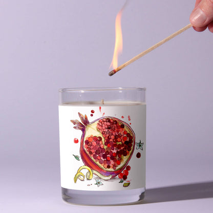 Pomegranate + Lemon Rind Candle
